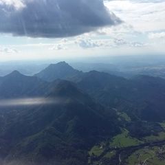Flugwegposition um 15:30:35: Aufgenommen in der Nähe von Gemeinde Grünau im Almtal, 4645, Österreich in 2048 Meter